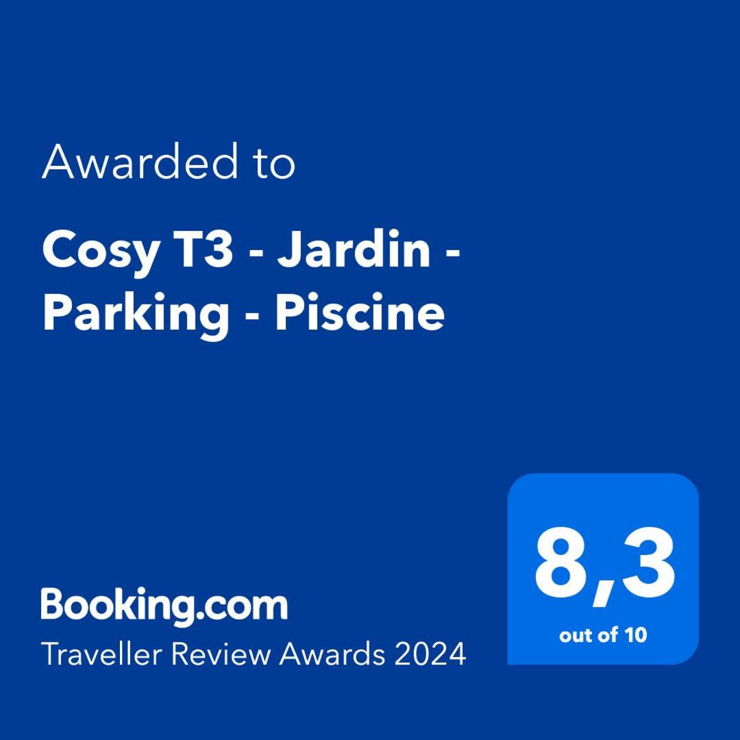 Appartement Cosy T3 - Jardin - Parking - Piscine à Montpellier Extérieur photo